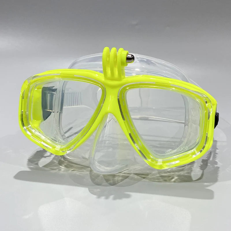 Professional Underwater Scuba Diving Mask with GoPro Mount