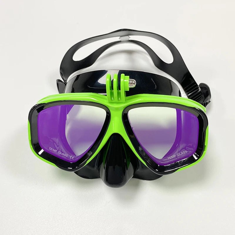 Professional Underwater Scuba Diving Mask with GoPro Mount