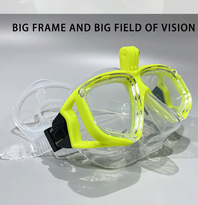 Professional Underwater Scuba Diving Mask with GoPro Mount