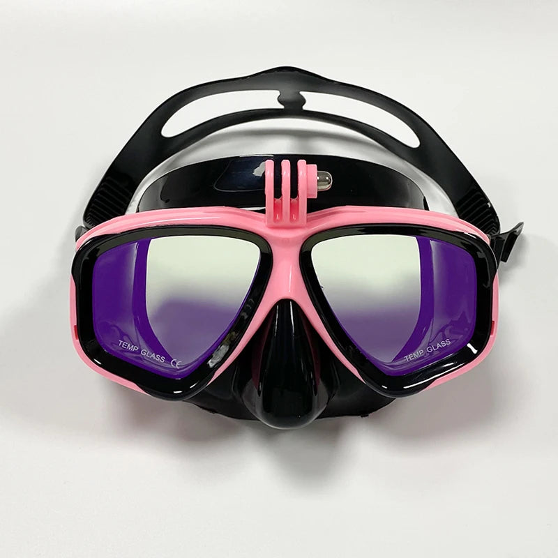Professional Underwater Scuba Diving Mask with GoPro Mount