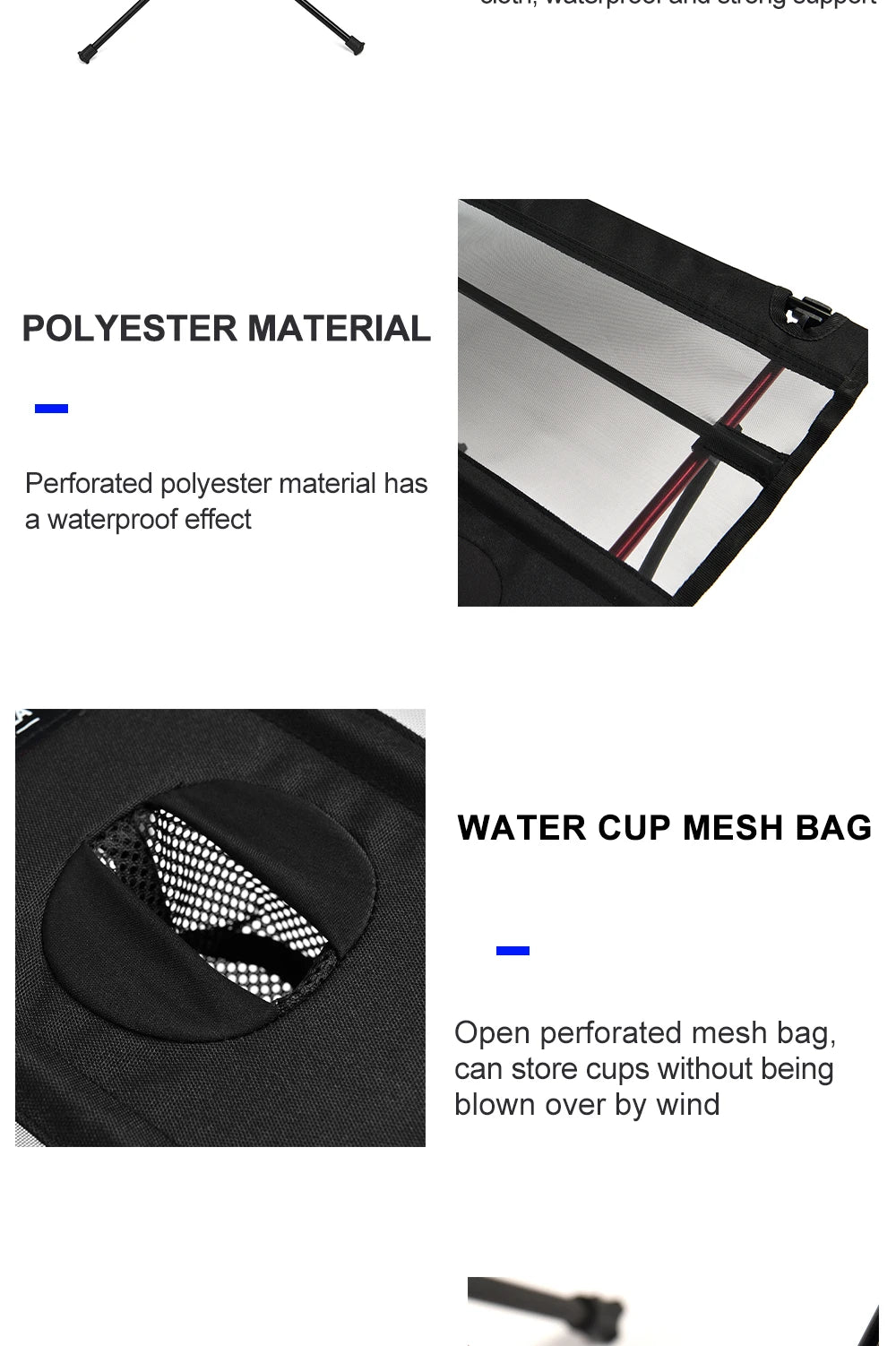 Widesea Folding Camping Table – Portable Picnic & Travel Table