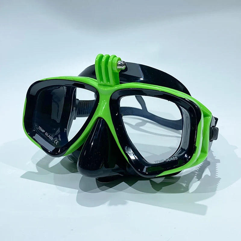 Professional Underwater Scuba Diving Mask with GoPro Mount