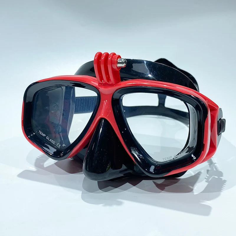 Professional Underwater Scuba Diving Mask with GoPro Mount