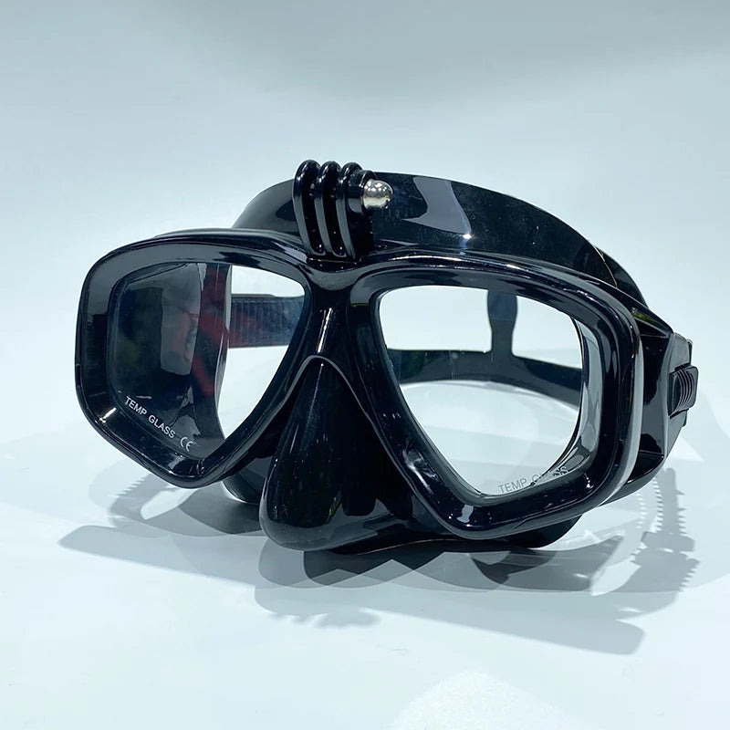 Professional Underwater Scuba Diving Mask with GoPro Mount