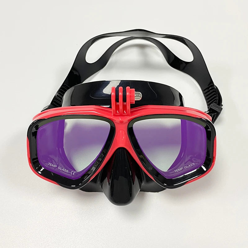 Professional Underwater Scuba Diving Mask with GoPro Mount