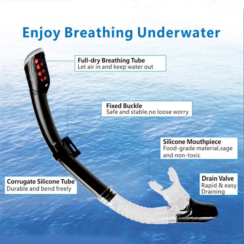 Professional Underwater Scuba Diving Mask with GoPro Mount