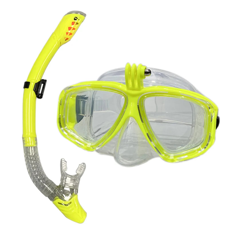 Professional Underwater Scuba Diving Mask with GoPro Mount