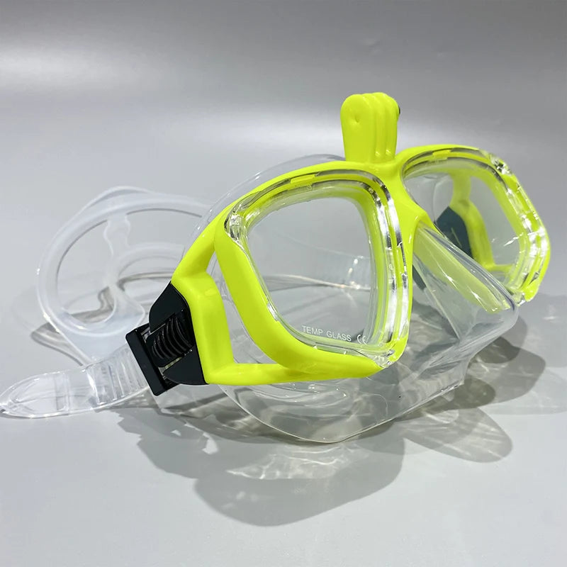 Professional Underwater Scuba Diving Mask with GoPro Mount
