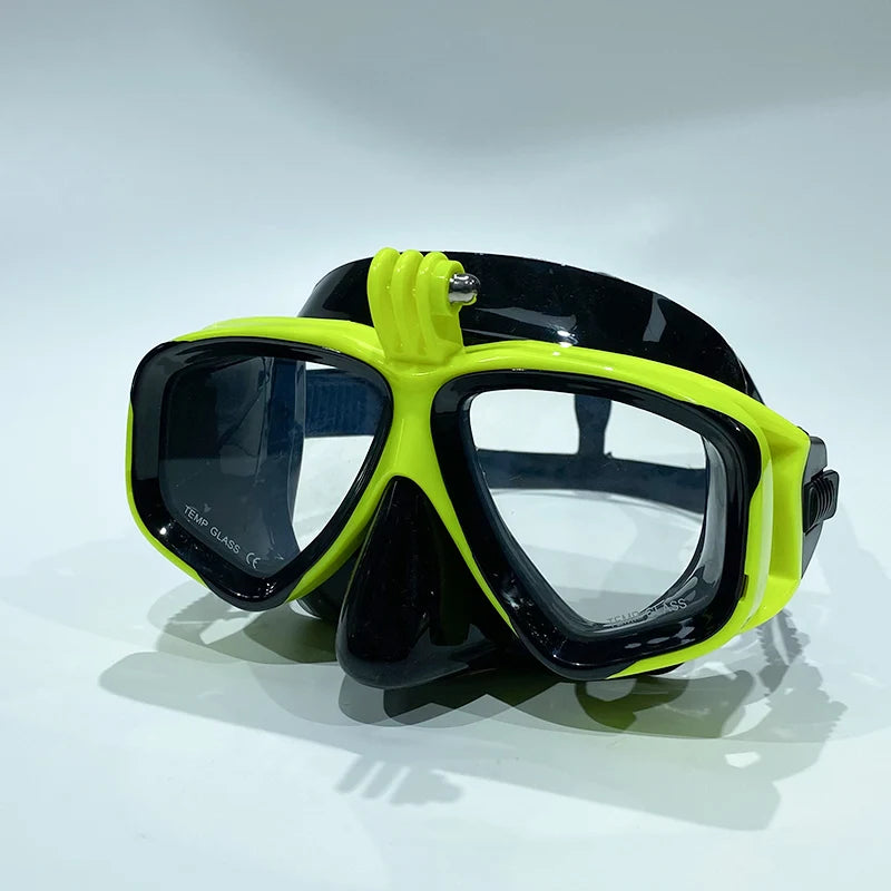 Professional Underwater Scuba Diving Mask with GoPro Mount