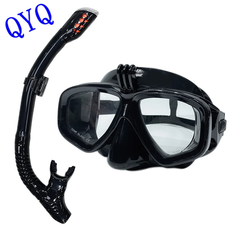 Professional Underwater Scuba Diving Mask with GoPro Mount