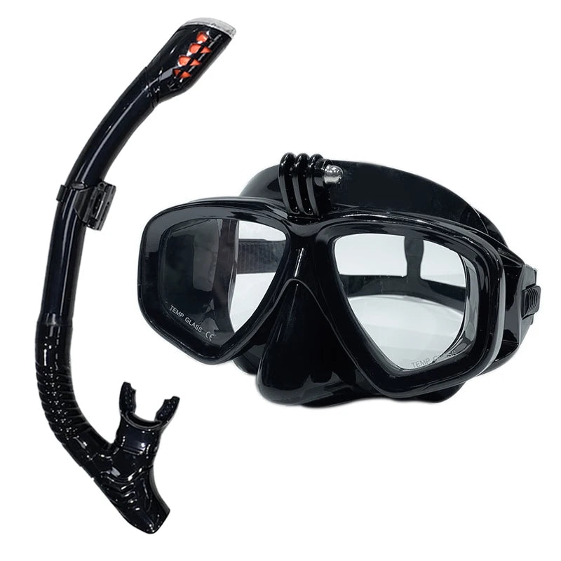 Professional Underwater Scuba Diving Mask with GoPro Mount