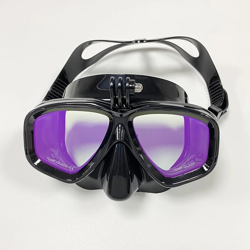 Professional Underwater Scuba Diving Mask with GoPro Mount