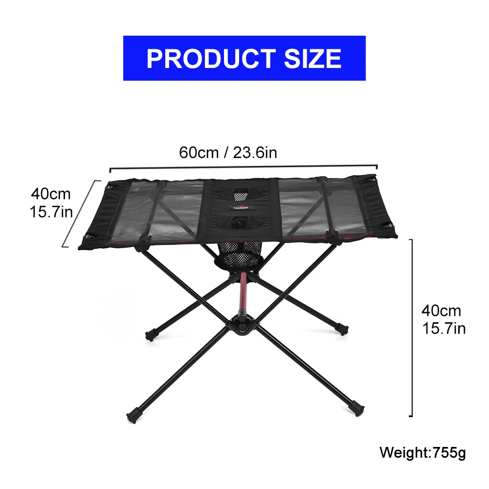 Widesea Folding Camping Table – Portable Picnic & Travel Table