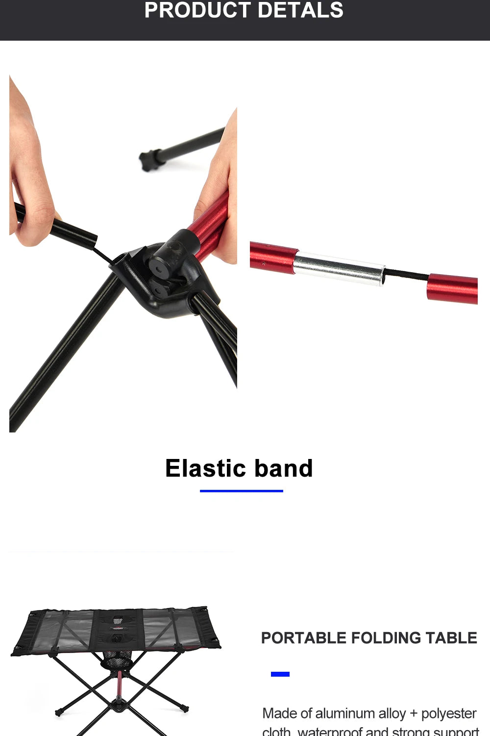 Widesea Folding Camping Table – Portable Picnic & Travel Table