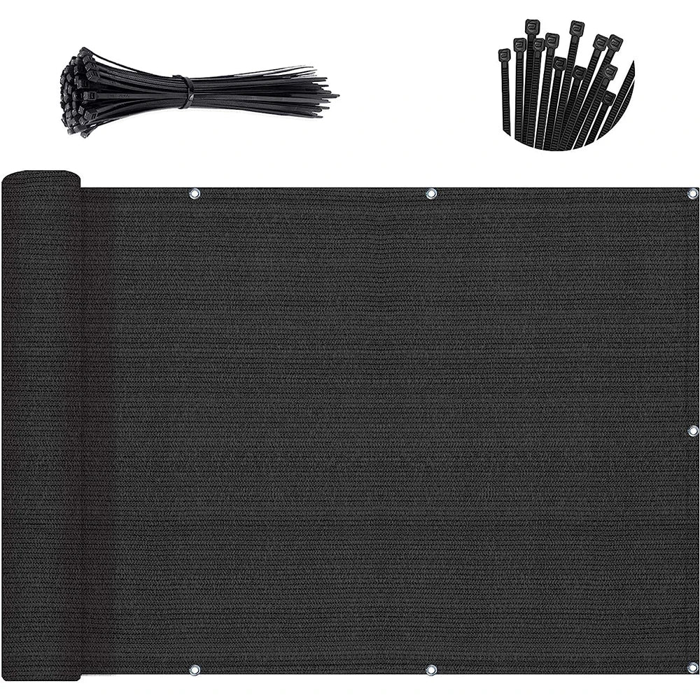 Outdoor Balcony Privacy Screen with Grommets