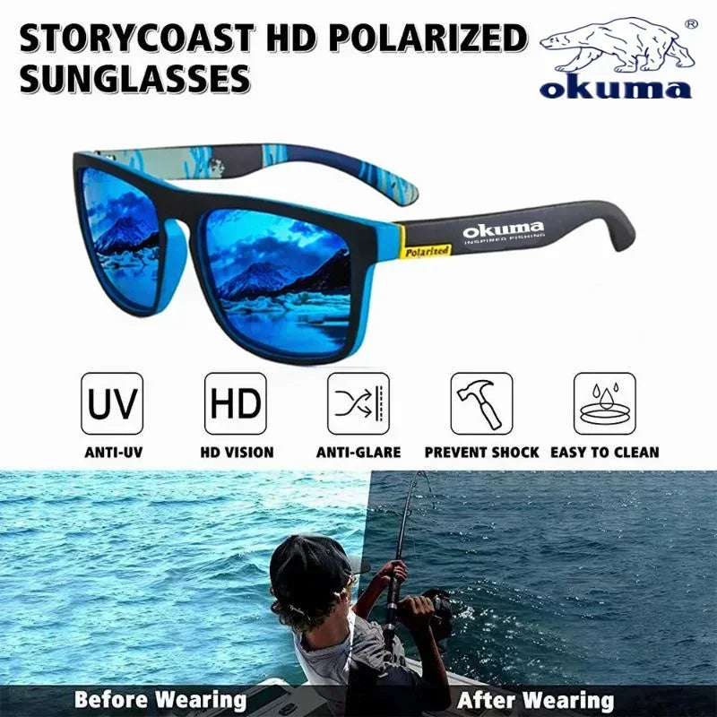 Okuma Polarized UV400 Sunglasses – Outdoor Sports Eyewear for Men & Women