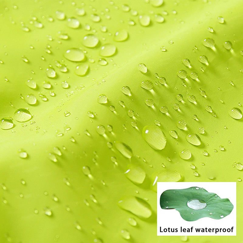 JNLN Waterproof Camping Rain Jacket – Quick-Dry Windbreaker with Pockets