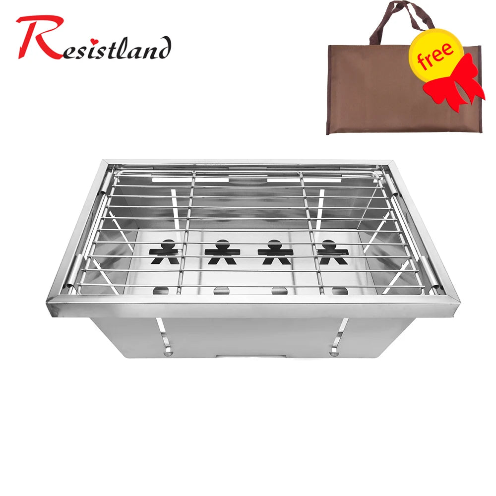 Folding IGT Wood Camping Table – Portable BBQ & Grill Table