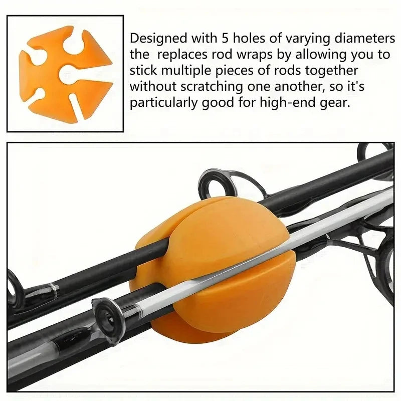 Fishing Rod Ball Retaining Clip & Holder Protector