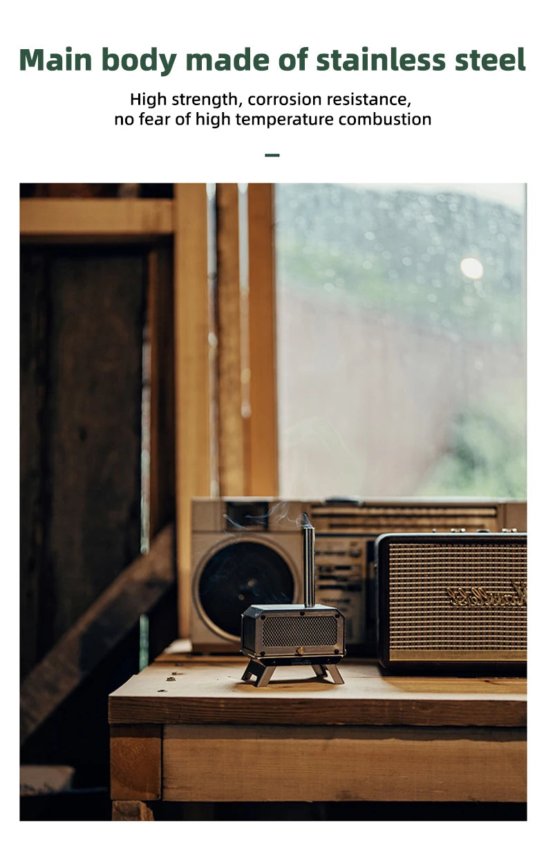 Goout Springhill Mini Woodstove – Portable Camping & Incense Burner