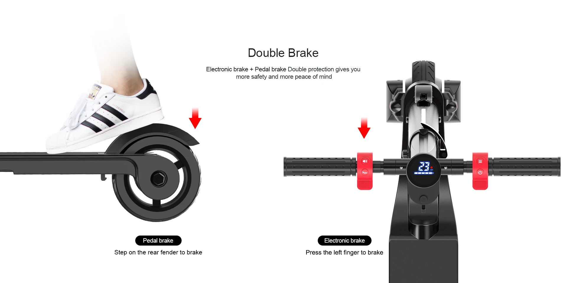 HX Foldable 350W Electric Scooter