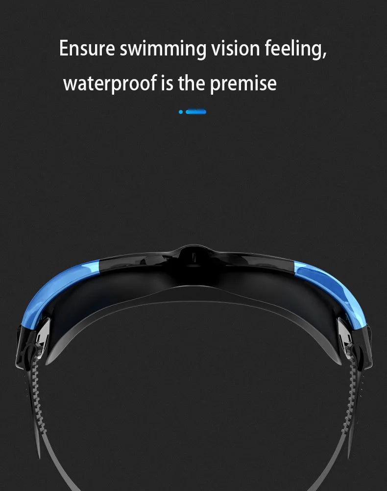 Large Frame HD Anti-fog Swimming Goggles