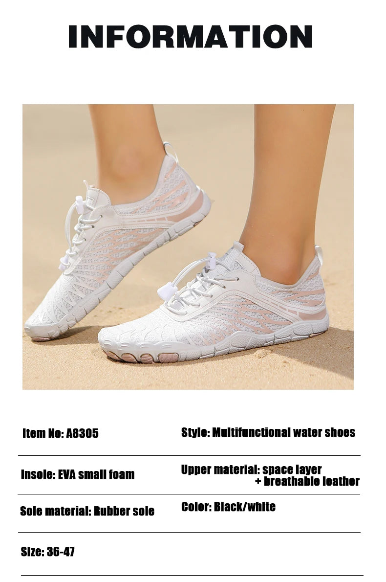 Large Unisex Breathable Wading & Water Shoes