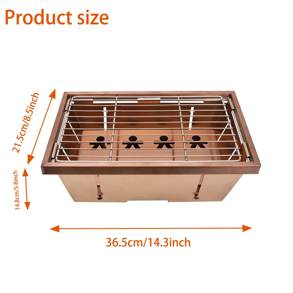 Folding IGT Wood Camping Table – Portable BBQ & Grill Table