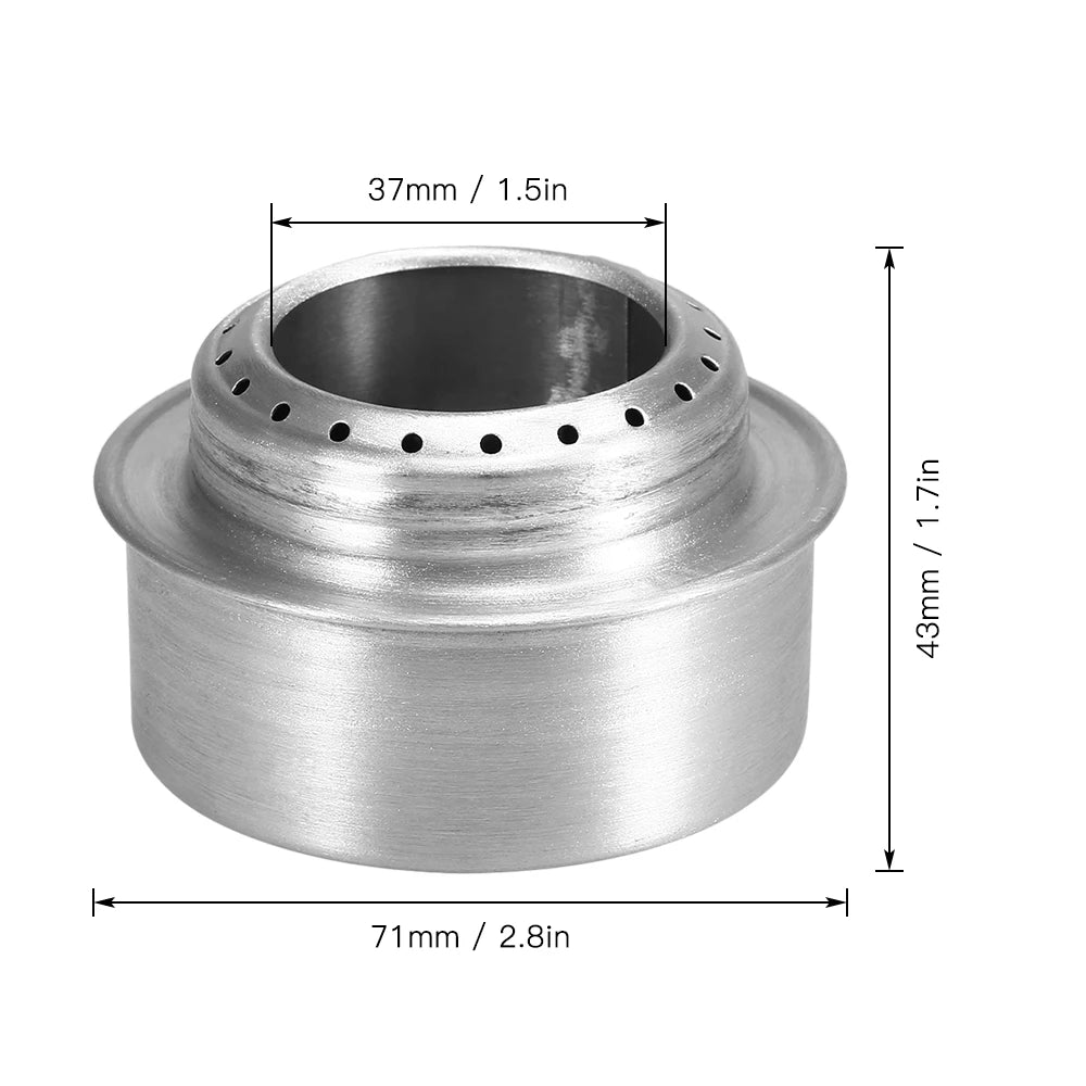 Portable Mini Alcohol Camping Stove – Lightweight & Durable