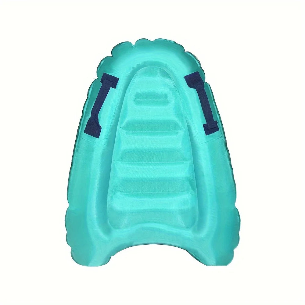 Oxford Cloth Inflatable Floating Bed – Surfboard Style Swimming Float