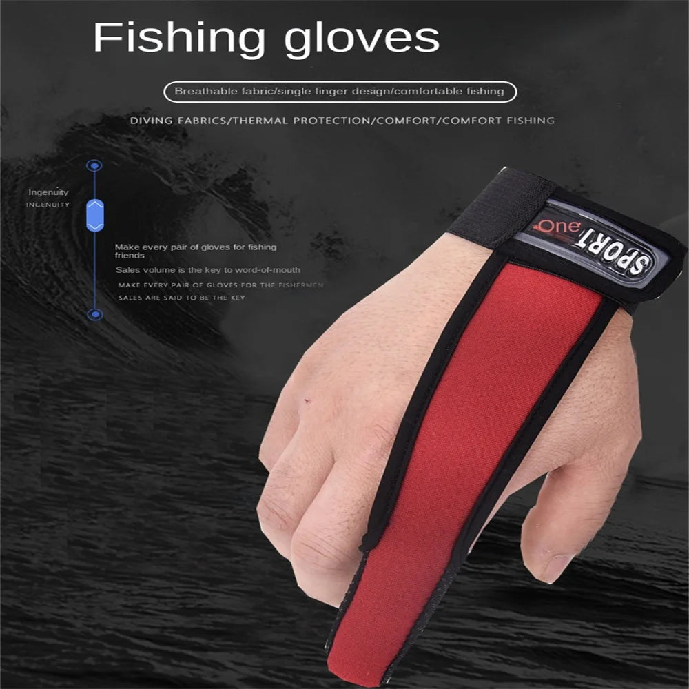 2024 Single Finger Fishing Glove – Anti-Slip Outdoor Protector