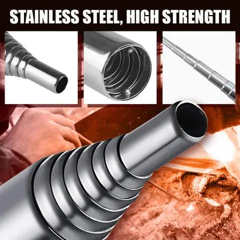 Collapsible Fire Blowing Tube – Compact Outdoor Fire Starter Tool