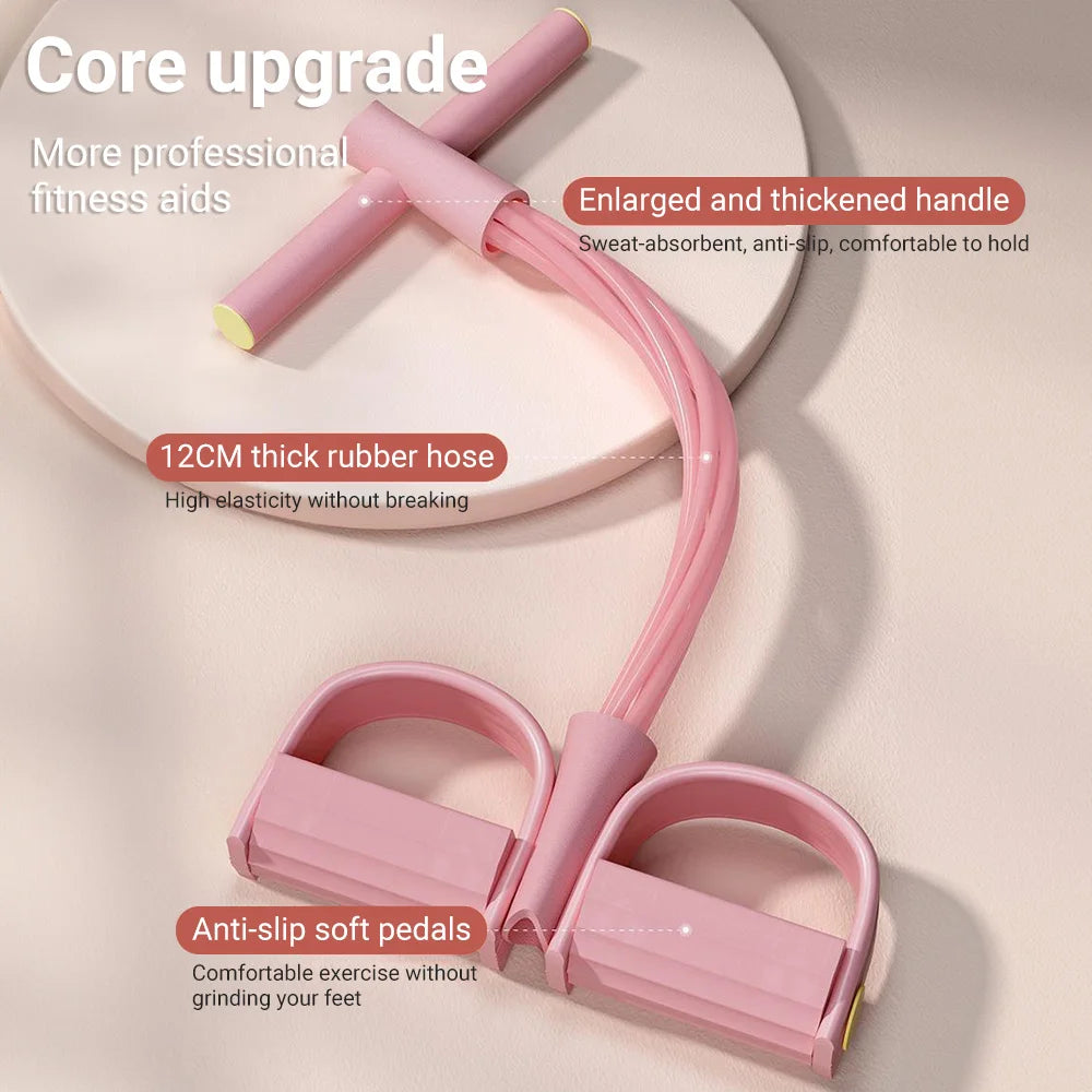 6-Tube Resistance Bands – Multi-Function Fitness Rope