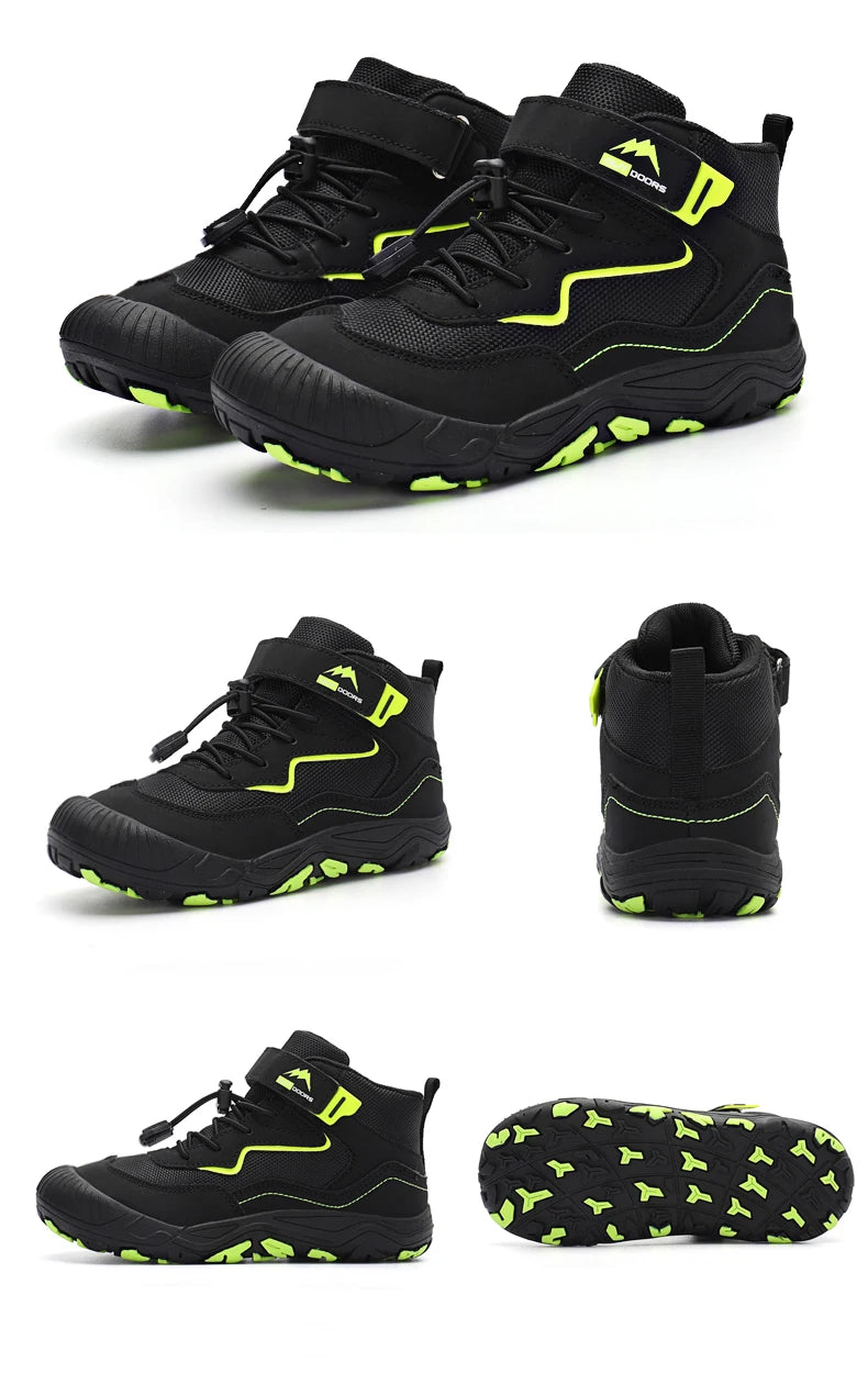 Kids’ Hiking Boots – Non-Slip Outdoor Trekking Shoes