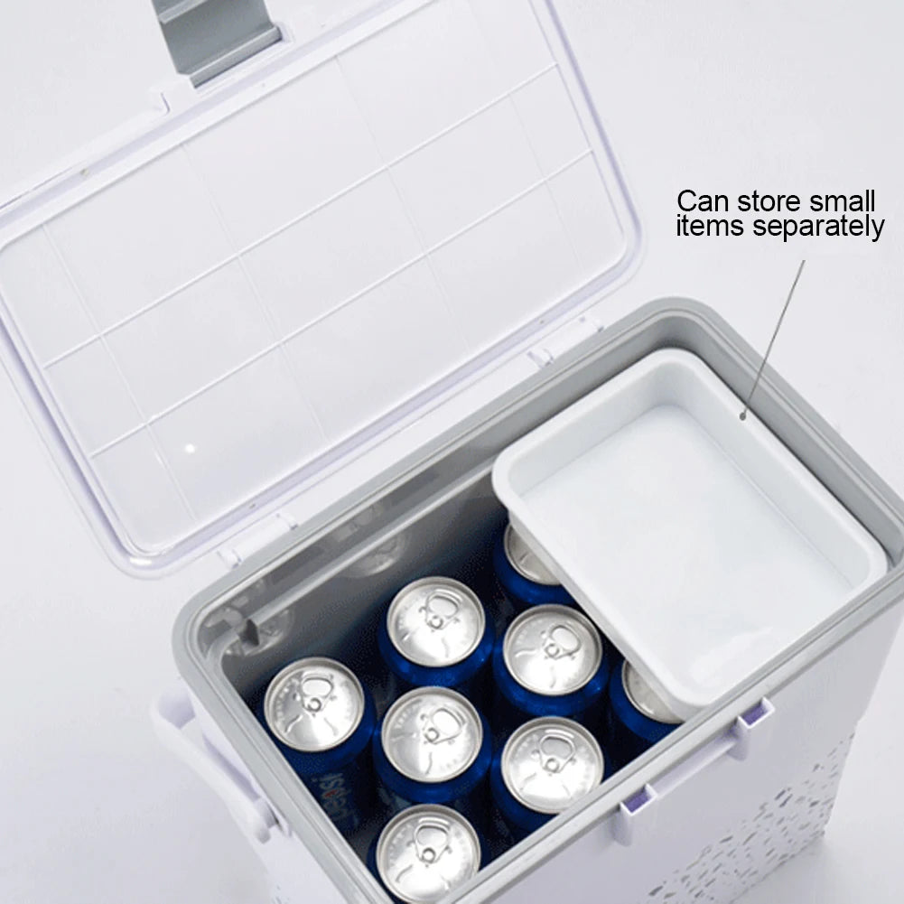 Portable Insulated Ice Cooler – 6/8/13L Hard Cooler with Handle