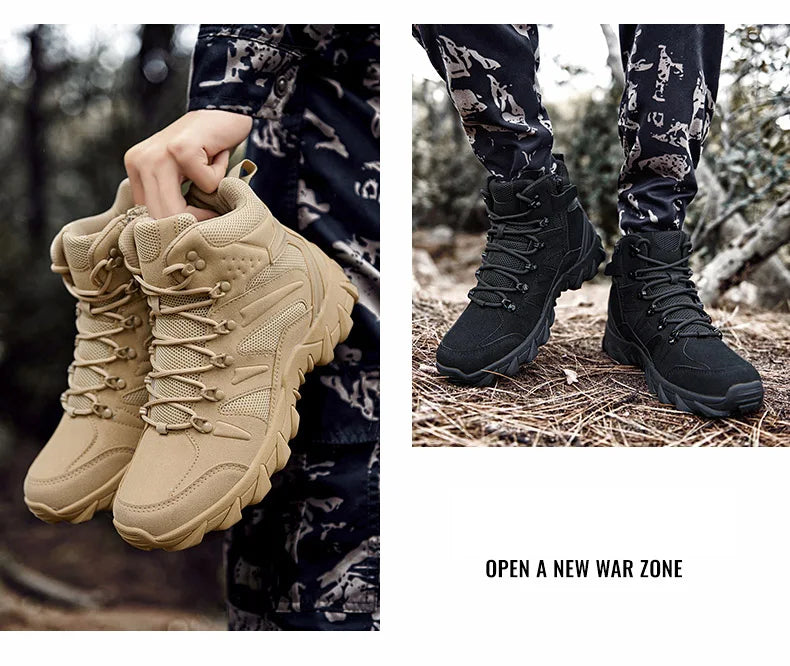 Men’s Tactical Combat Boots – Outdoor Hiking & Hunting