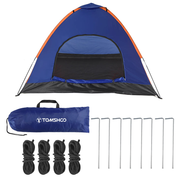 TOMSHOO 3-4 Person Lightweight Camping Tent – Outdoor Backpacking Tent with Rain Fly