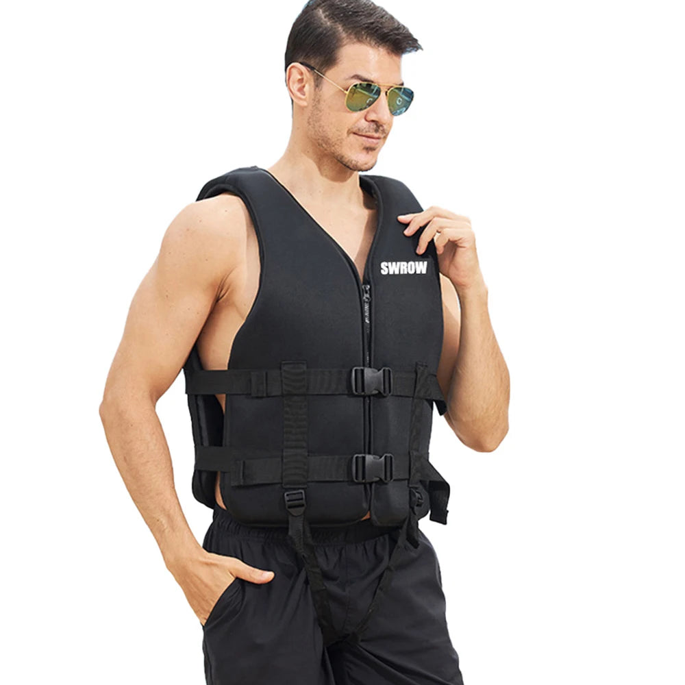 Portable Neoprene Life Jacket for Adults & Kids