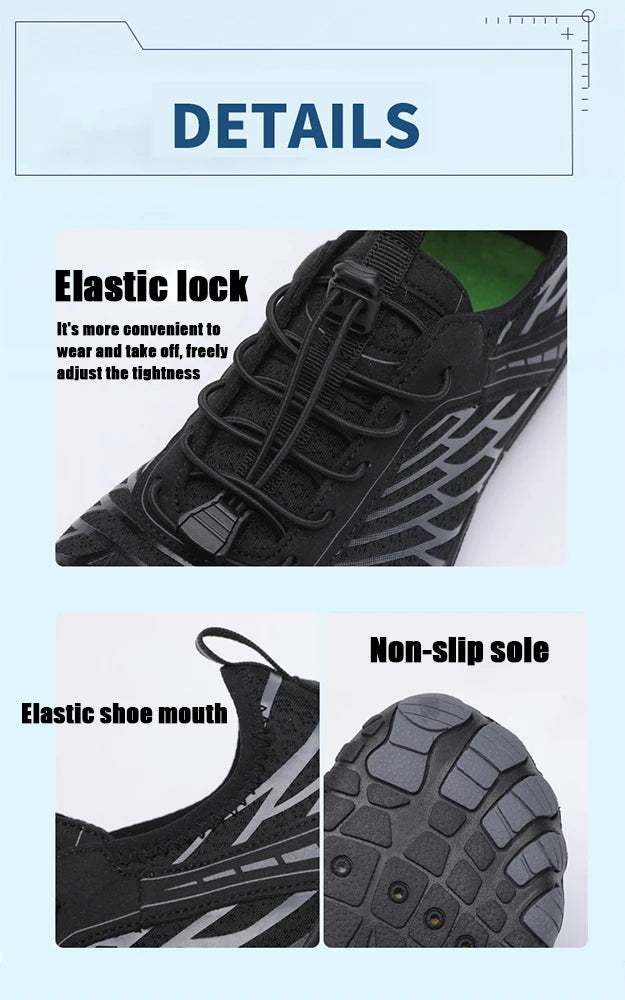 Large Unisex Breathable Wading & Water Shoes