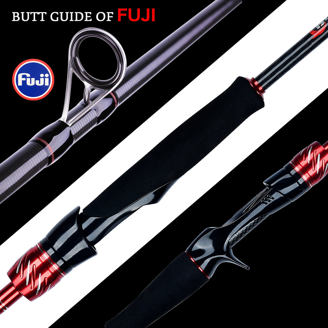 BIUTIFU Ultralight Mini Traveller Rock Fishing Rod – T800 Carbon