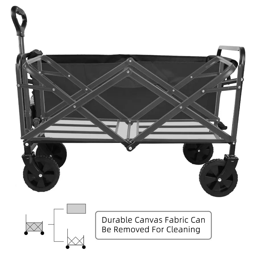 Heavy-Duty Folding Outdoor Utility Wagon