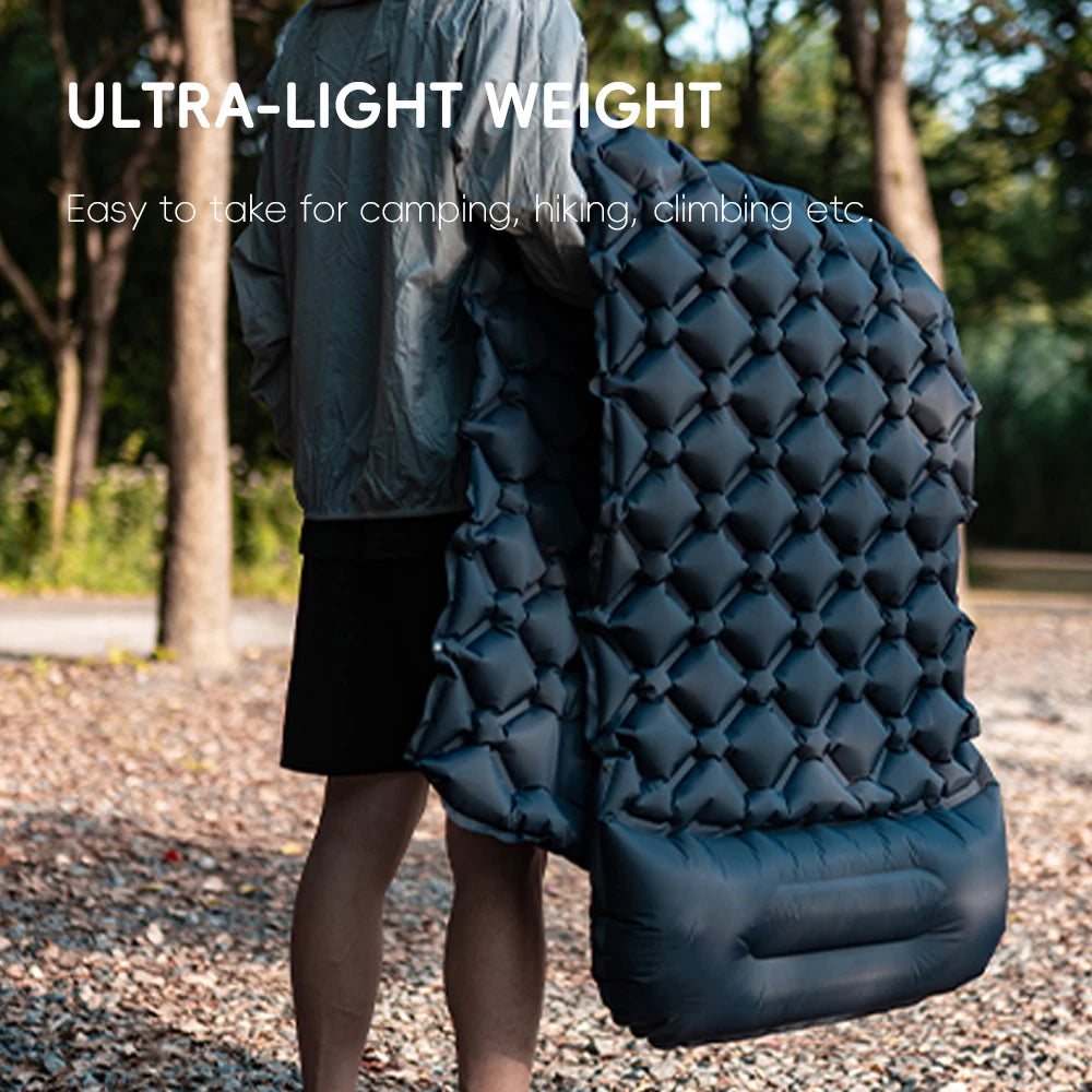 TARKA Self-Inflating Camping Mat – Air Cushion with Pillow for Hiking & Climbing