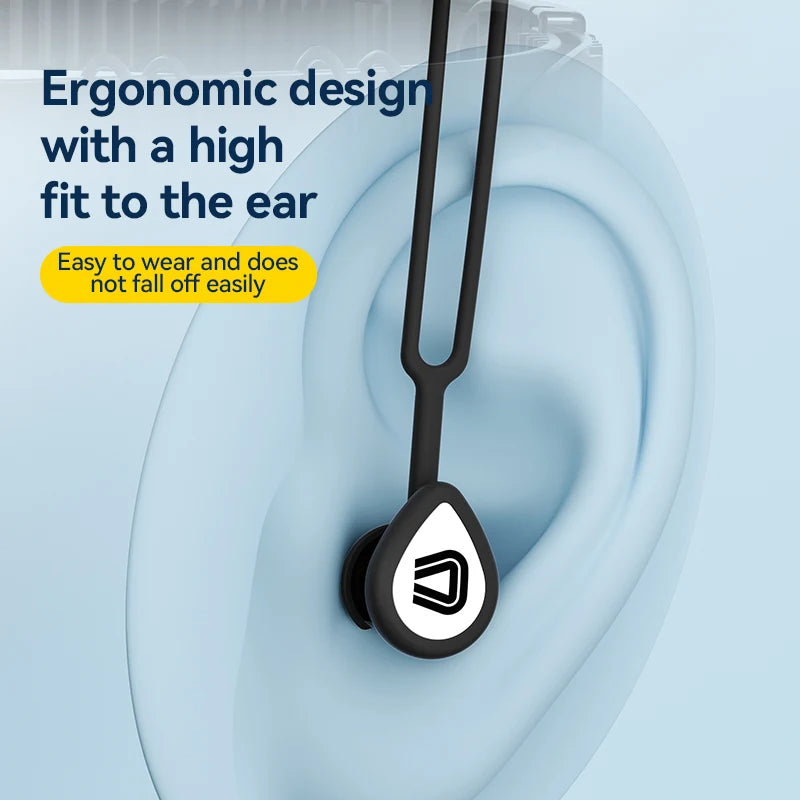 COPOZZ Silicone Swimming Earplugs & Nose Clip Set