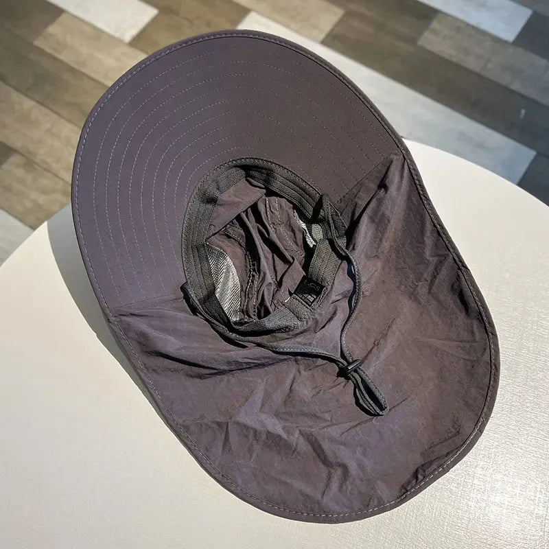 UV Protection Foldable Sun Hat with Mesh – Breathable Outdoor Hat for Men & Women