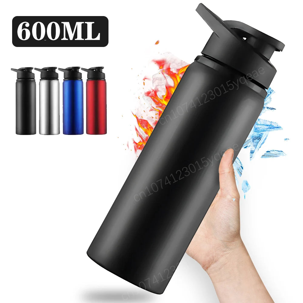 Metal Portable Water Bottle – Leakproof & Reusable Sports Travel Cup