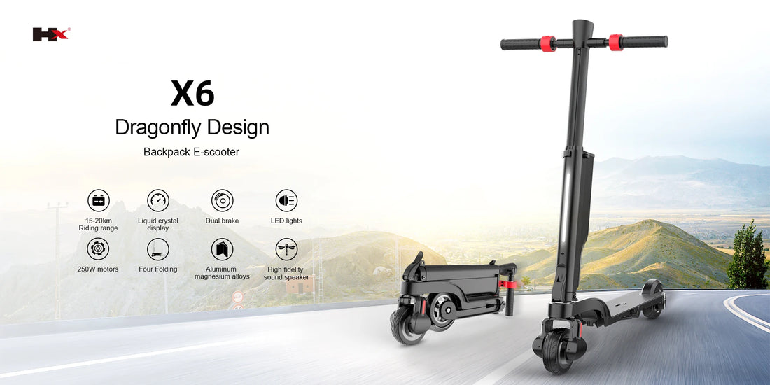 HX Foldable 350W Electric Scooter
