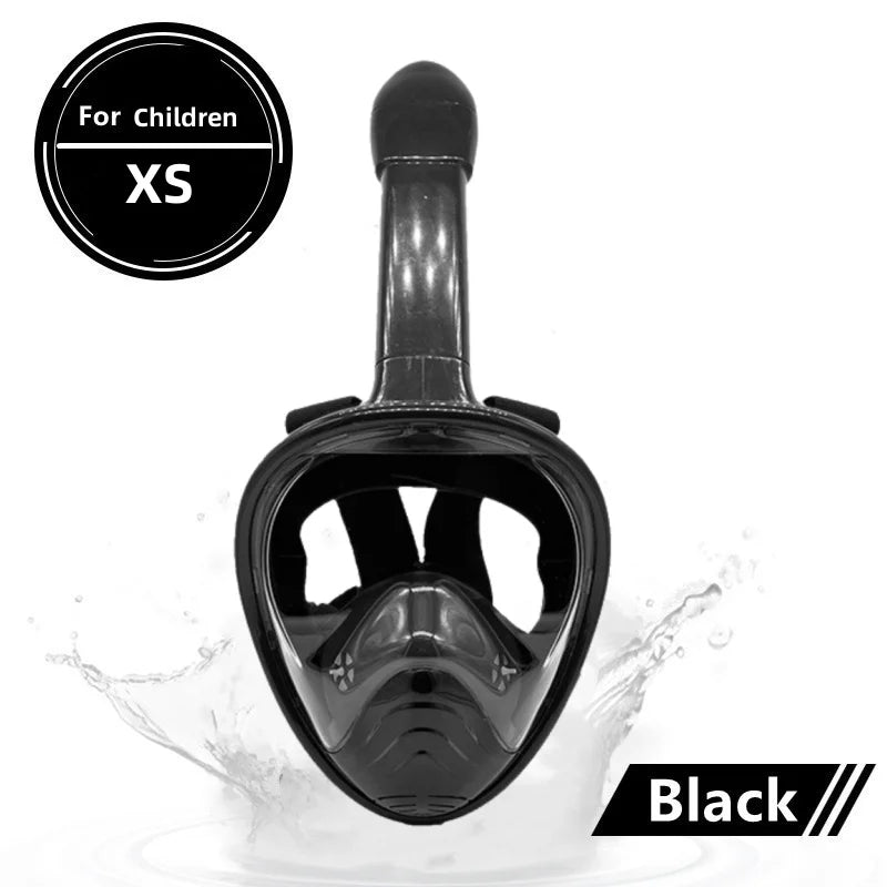 Full-Face Anti-Fog Diving Mask – Waterproof Snorkeling Gear for Adults & Kids