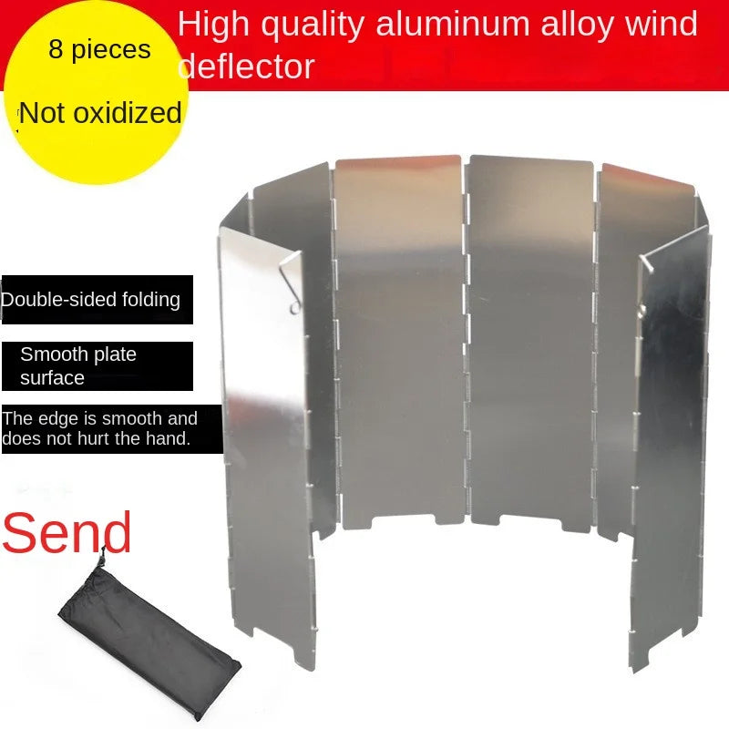 Portable Folding Stove Windscreen (8/10/12 Panels)