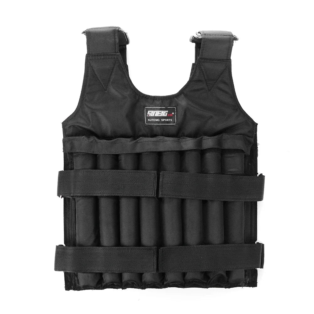 Adjustable Weighted Vest – 3-50KG Fitness Training Jacket
