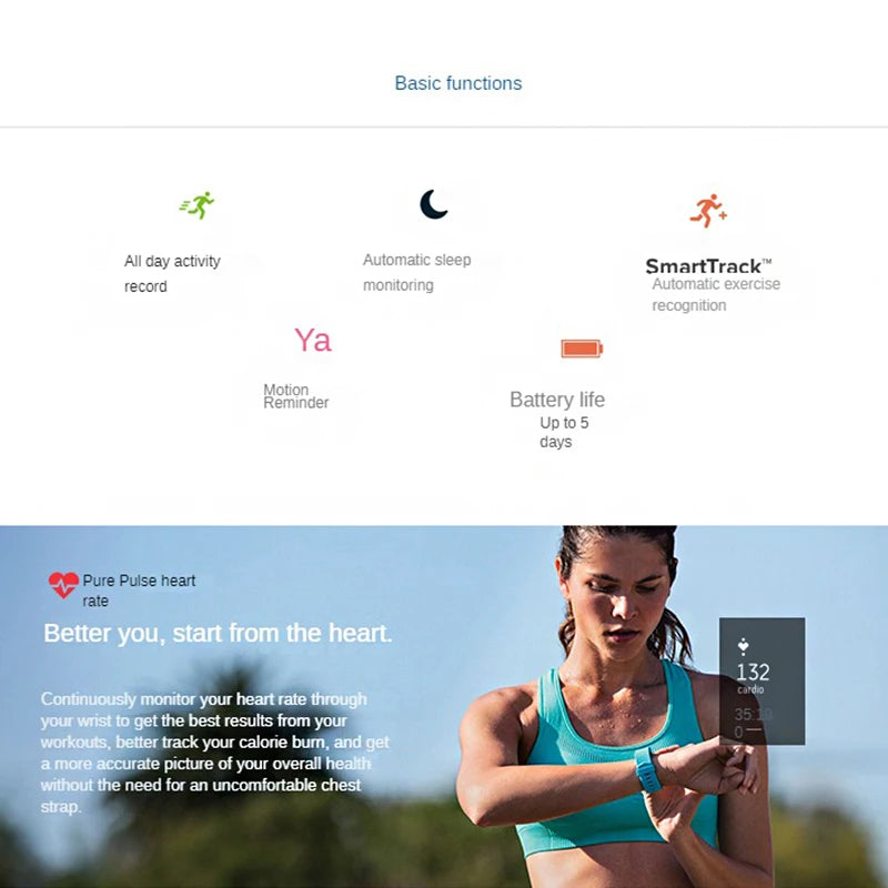 Fitbit Charge 2 Smart Fitness Wristband